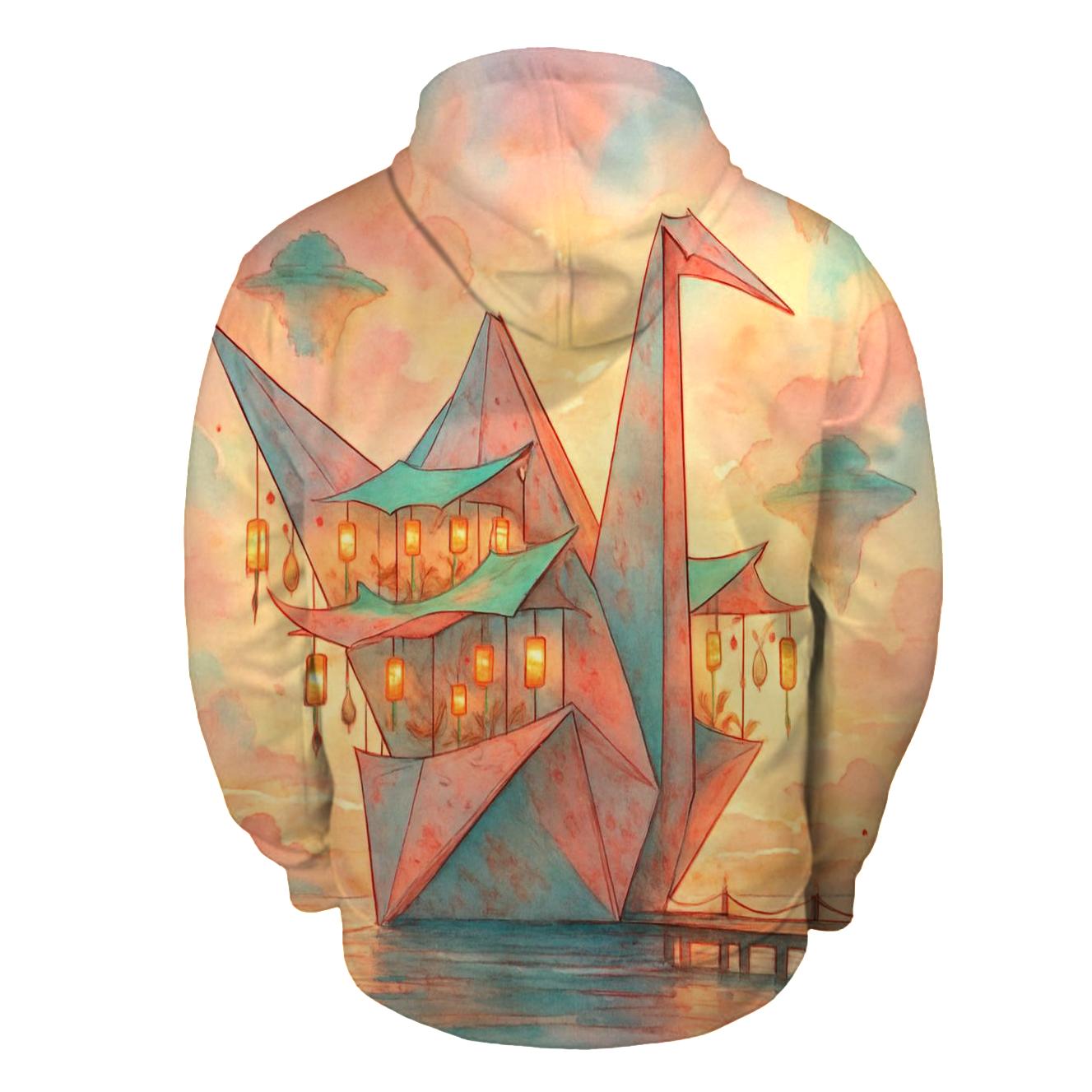 Paper Crane Sky Harbor heavyweight hoodies