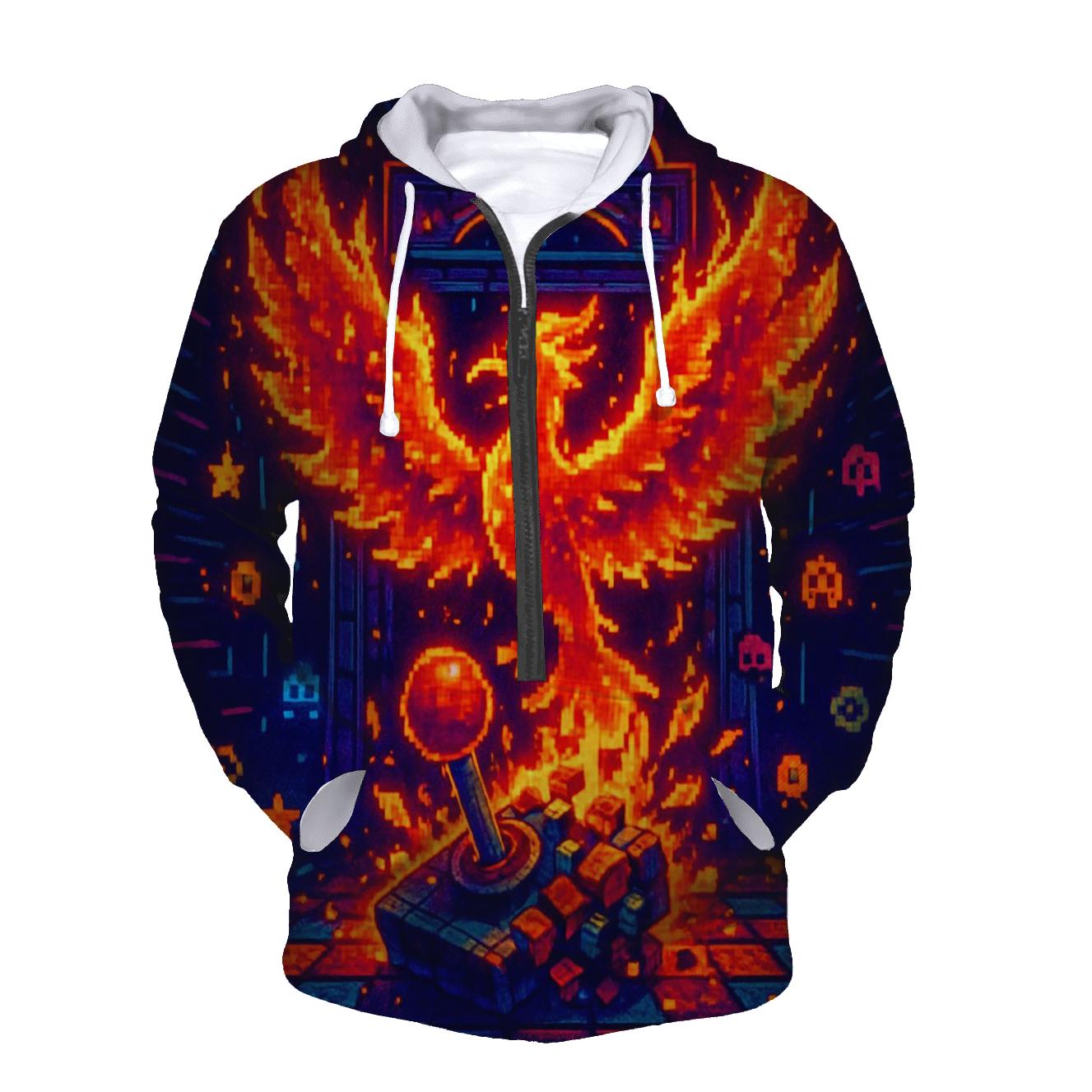 Astral Arcade Phoenix embroidered hoodies