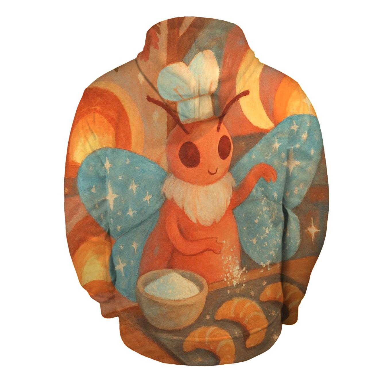 Starlit Baker Moth premium hoodies