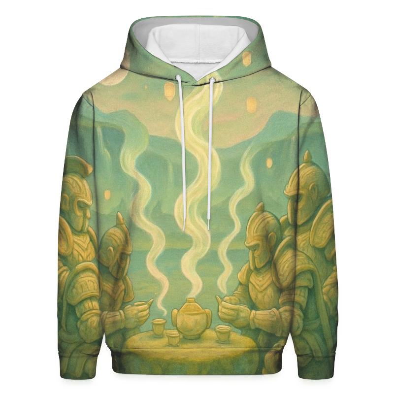 Tea Ceremony Of Tiny Titans embroidered hoodies