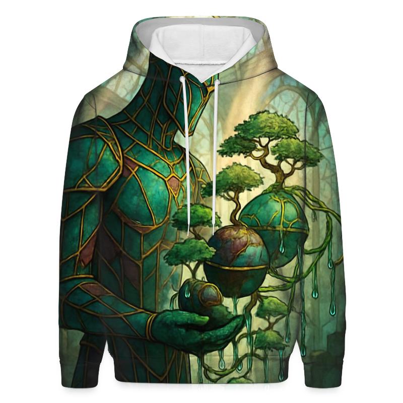 Glass Garden Sentinel zip-up hoodies