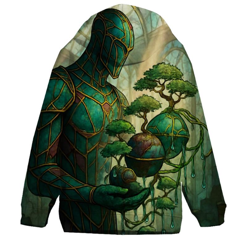 Glass Garden Sentinel zip-up hoodies