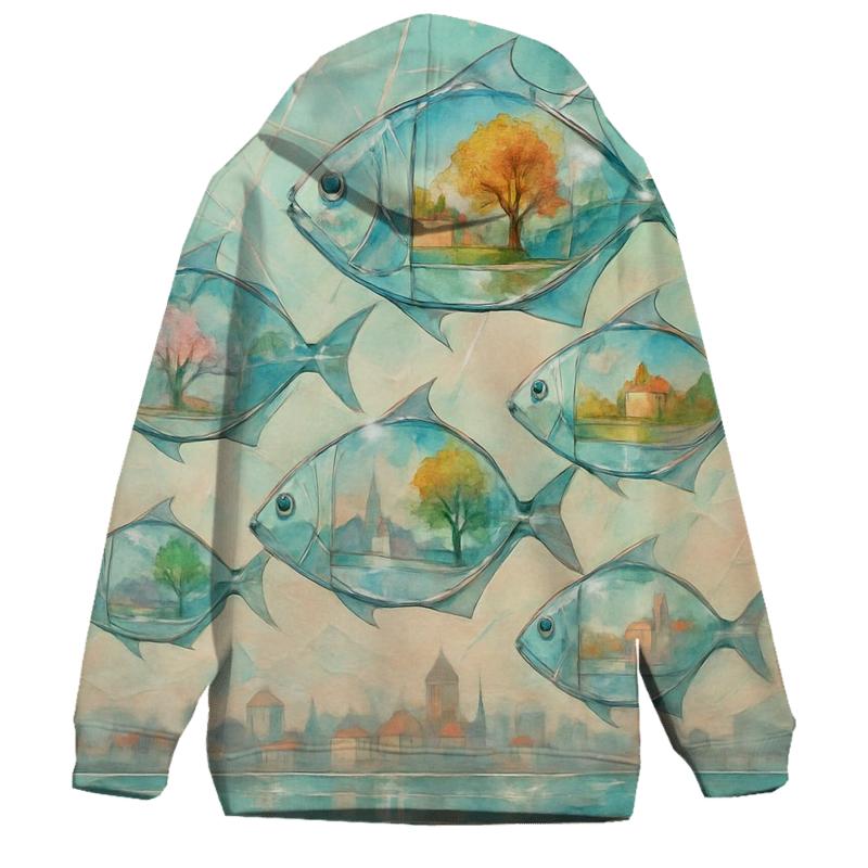 Mirrorfish Parade pullover hoodies