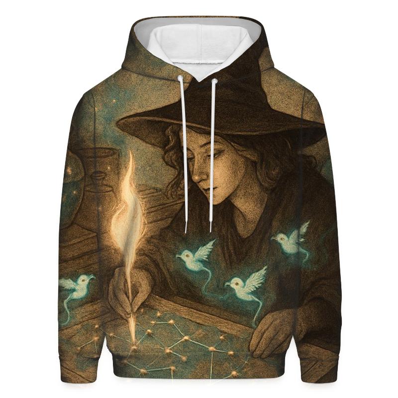 Lantern Witch Cartography heavyweight hoodies