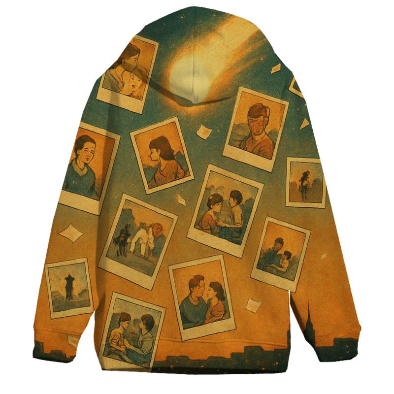 Polaroid Comet Tail zip-up hoodies