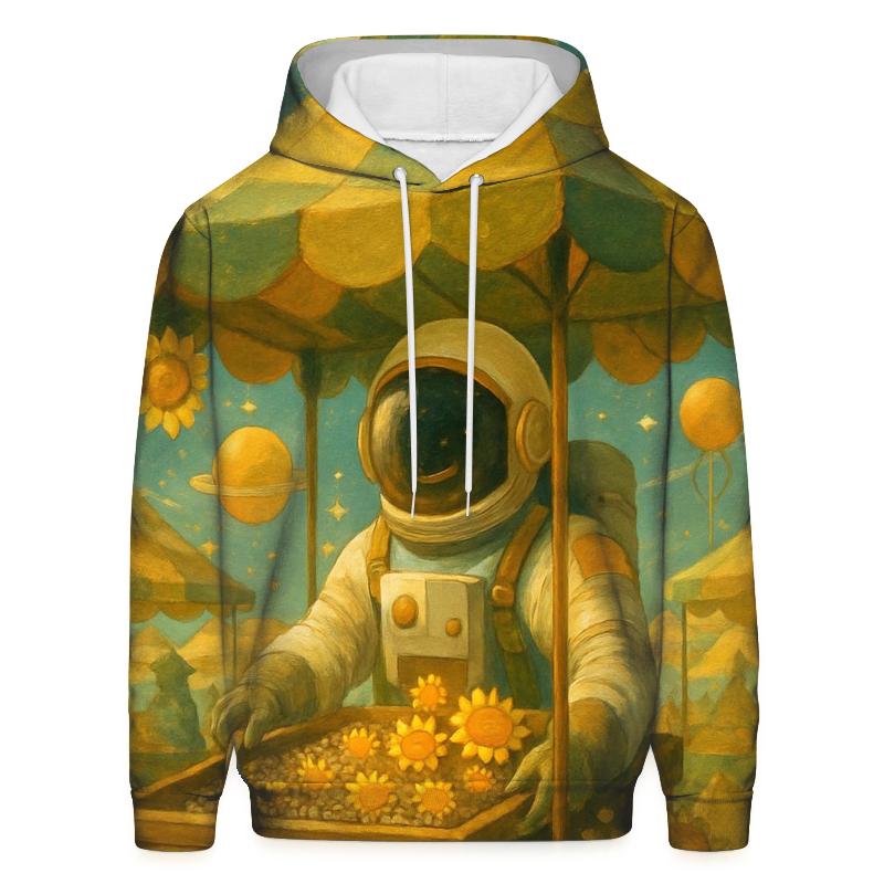 Sunflower Astronaut Market hoodie designs