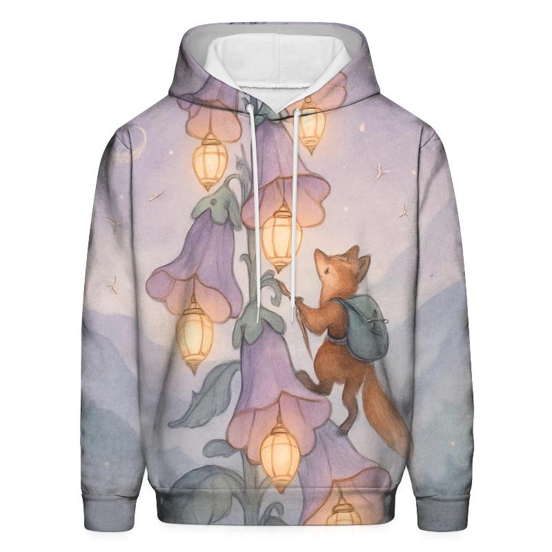 Lantern-Bound Foxglove Tower hoodie styles