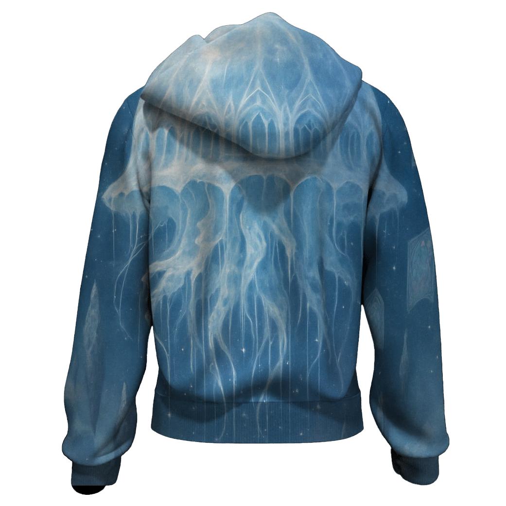 Celestial Jellyfish Cathedral lightweight hoodies