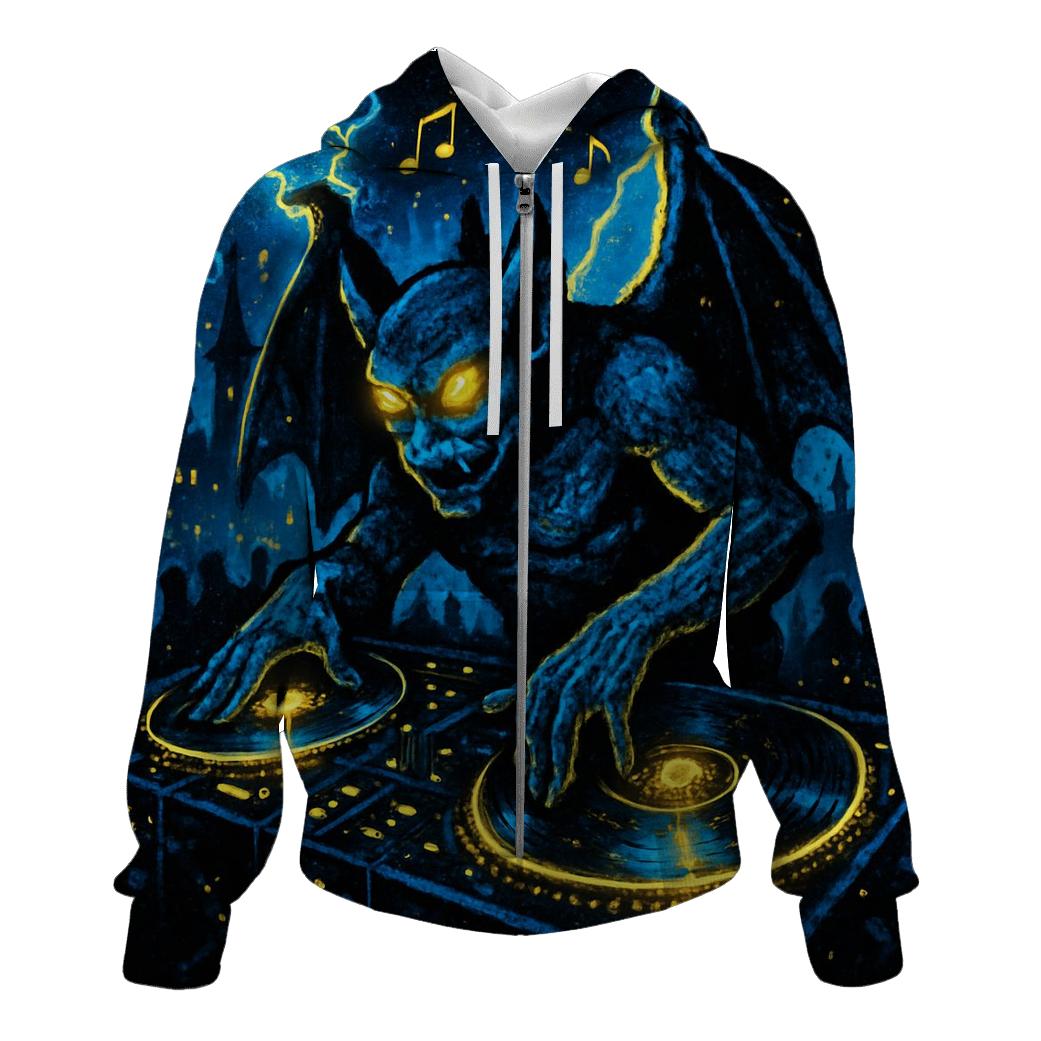 Gargoyle Vinyl DJ hoodie trends