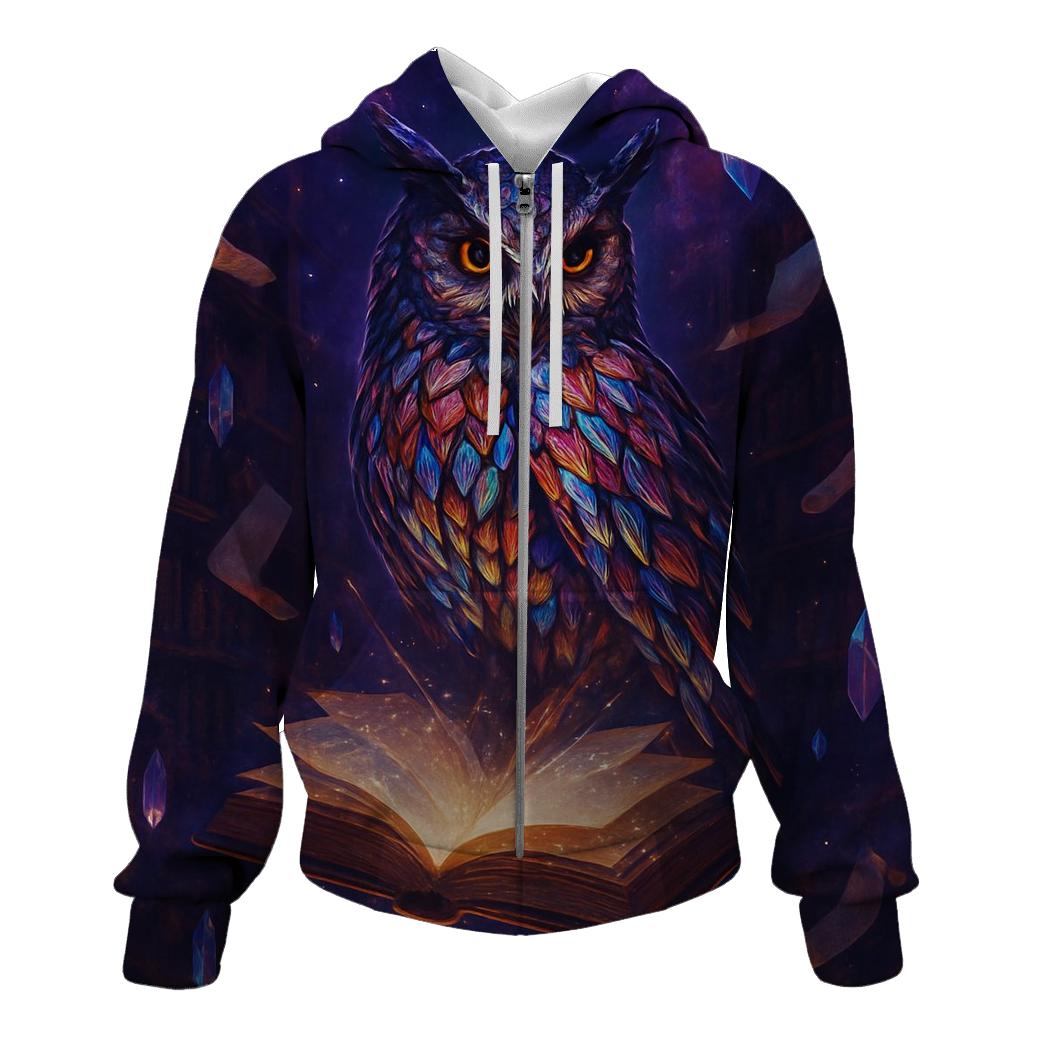 Chromatic Owl Librarian hoodies fashion