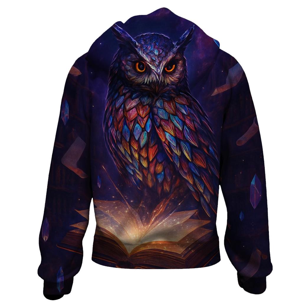 Chromatic Owl Librarian hoodies fashion