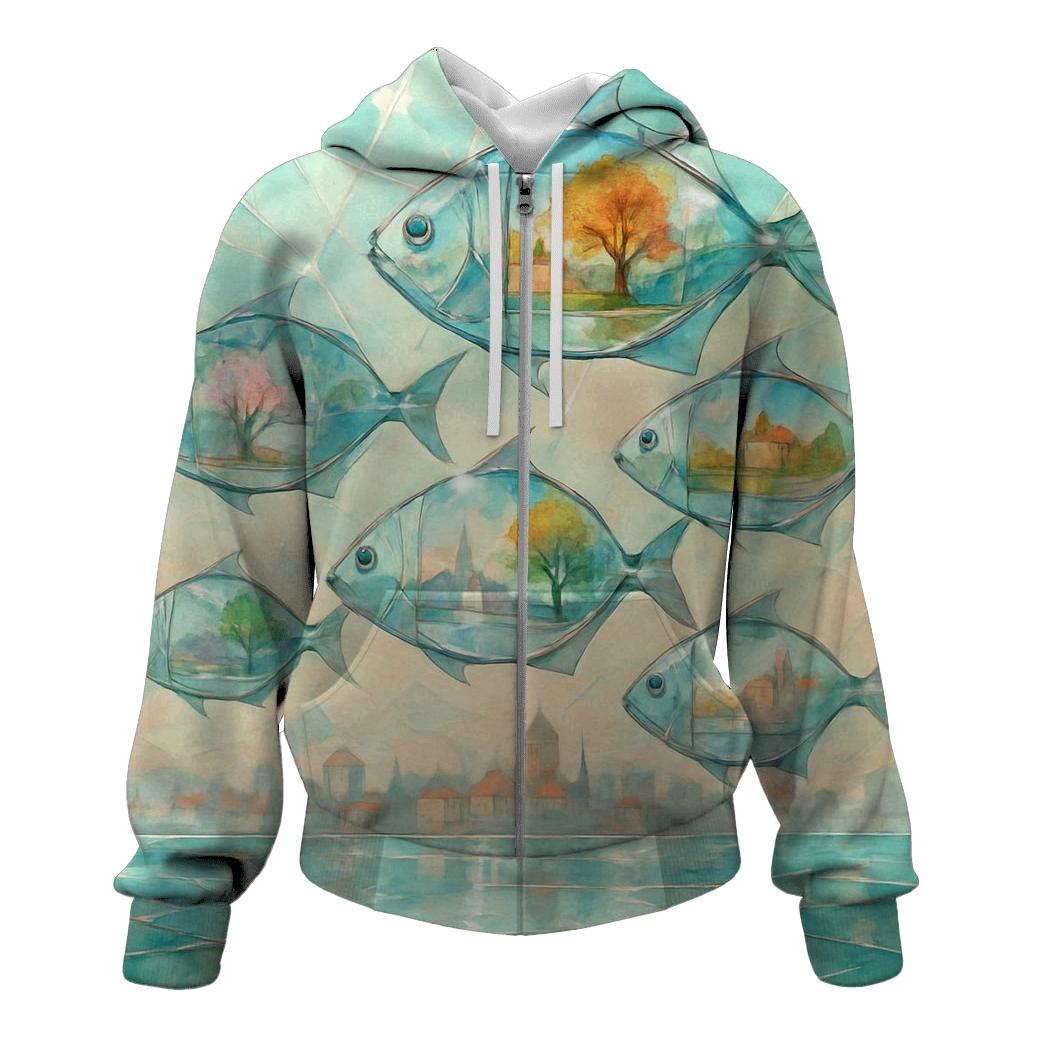 Mirrorfish Parade hoodie designs