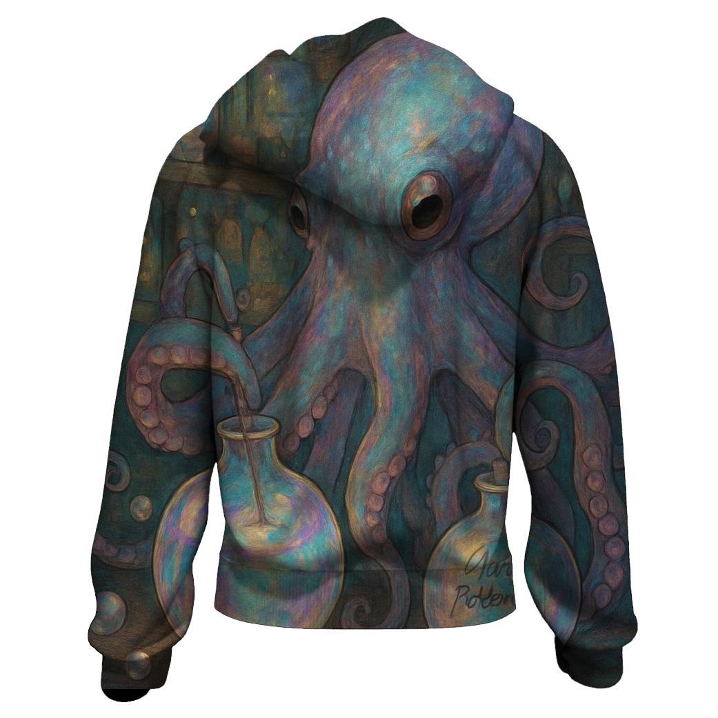 Opal Kraken Apothecary zip-up hoodies