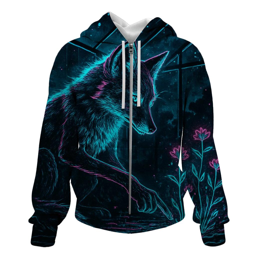 Hologram Botanist Fox hoodie trends