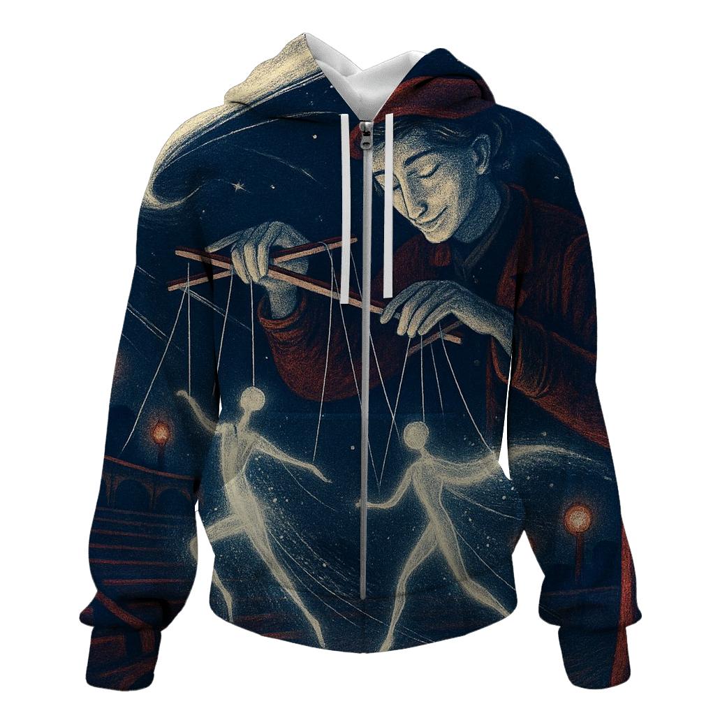 Comet Tail Puppeteer graphic hoodies