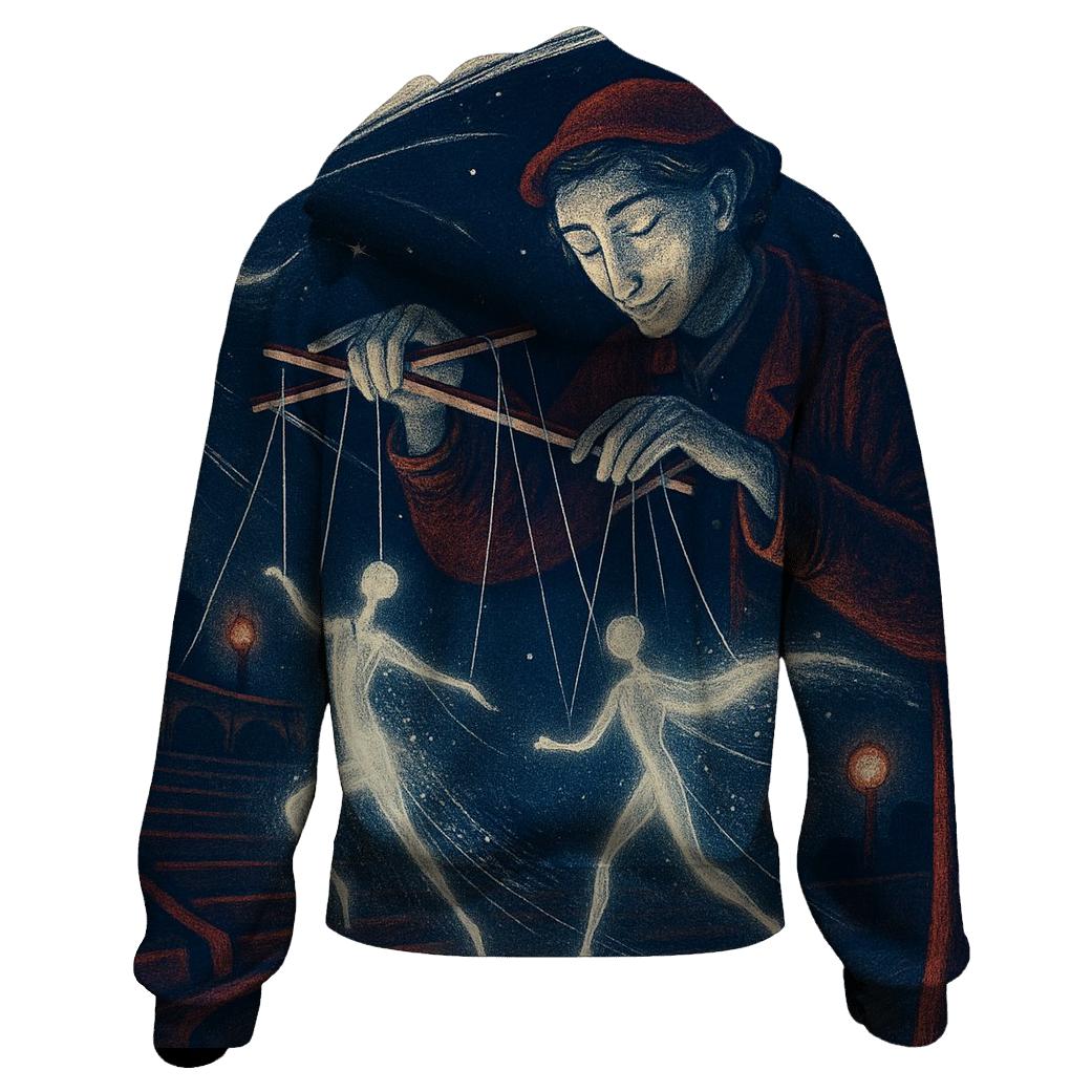 Comet Tail Puppeteer graphic hoodies