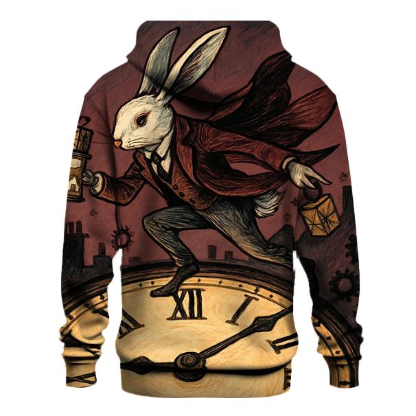 Clocktower Rabbit Courier embroidered hoodies