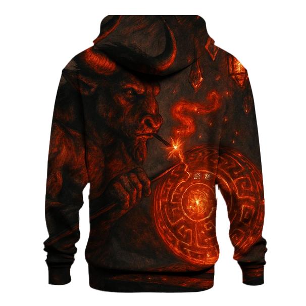 Glassblower Minotaur graphic hoodies
