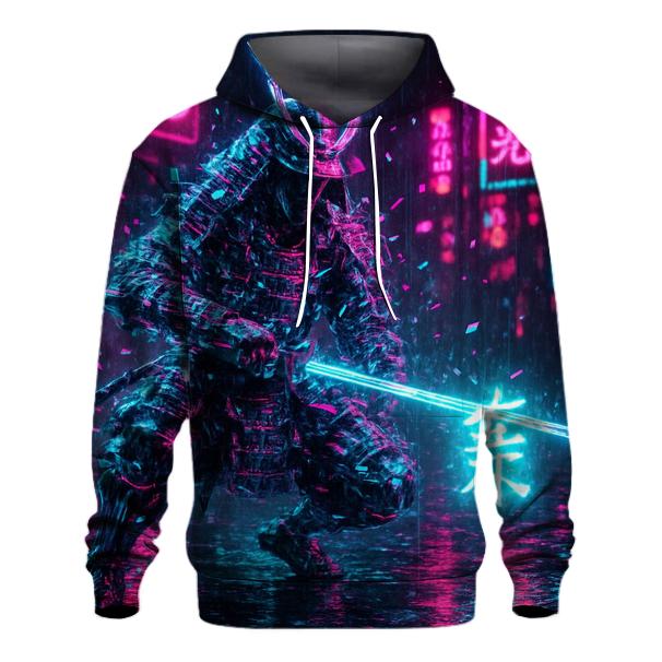 Holographic Street Samurai hoodies fashion