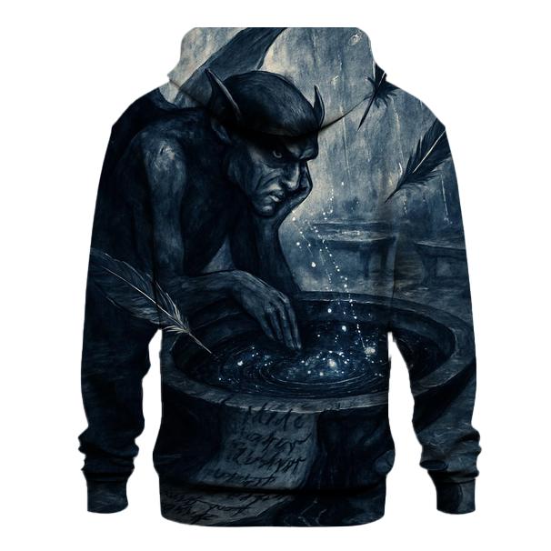 Ink-Stained Gargoyle Poet designer hoodies
