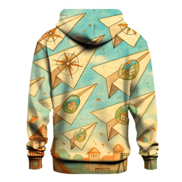Paper Plane Armada printed hoodies