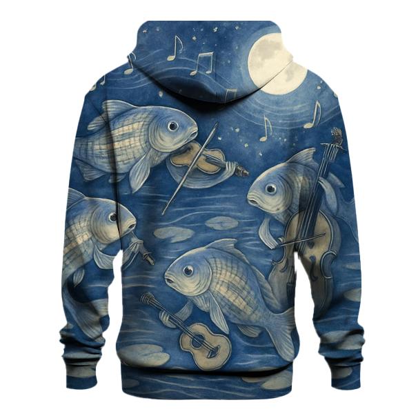 Moonlight Koi Orchestra graphic hoodies