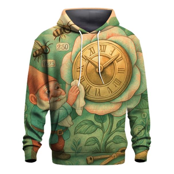 Clockface Garden Gnome hoodie trends