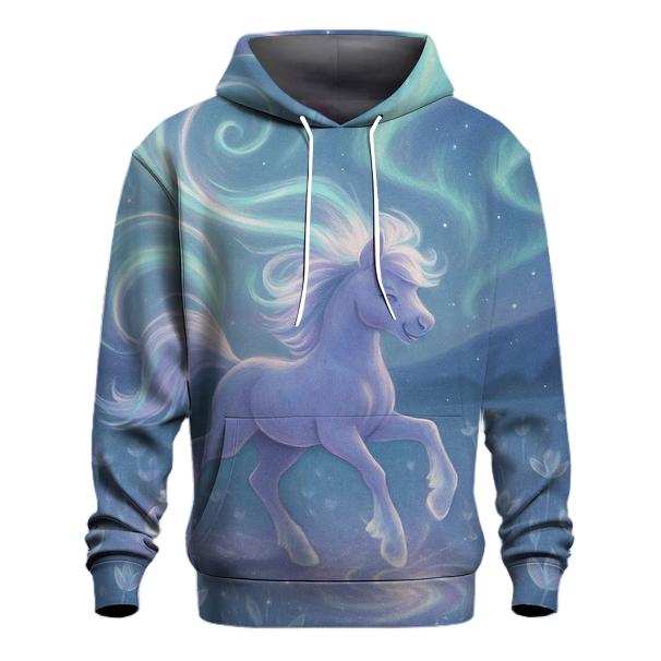 Aurora Cartwheel Pony graphic hoodies