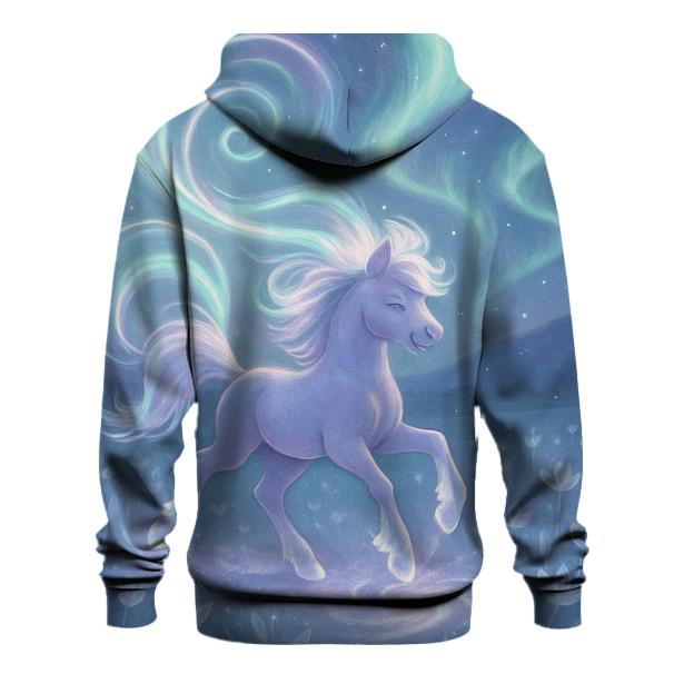 Aurora Cartwheel Pony graphic hoodies