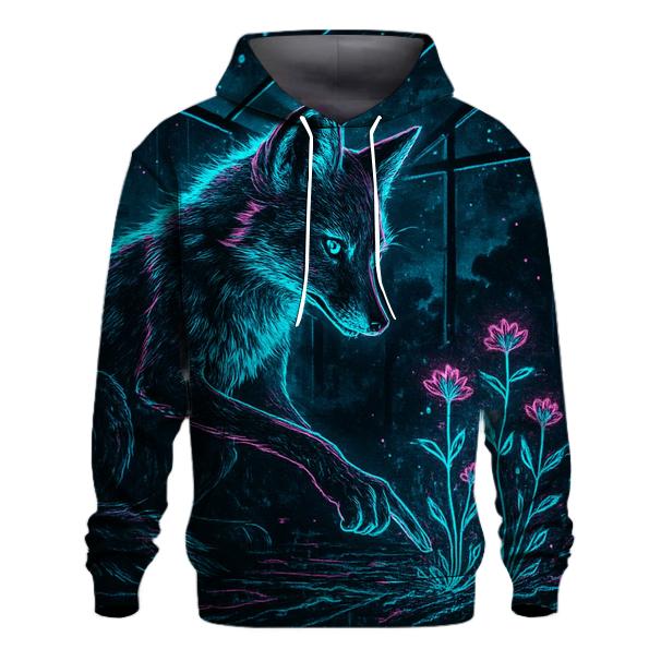 Hologram Botanist Fox graphic hoodies