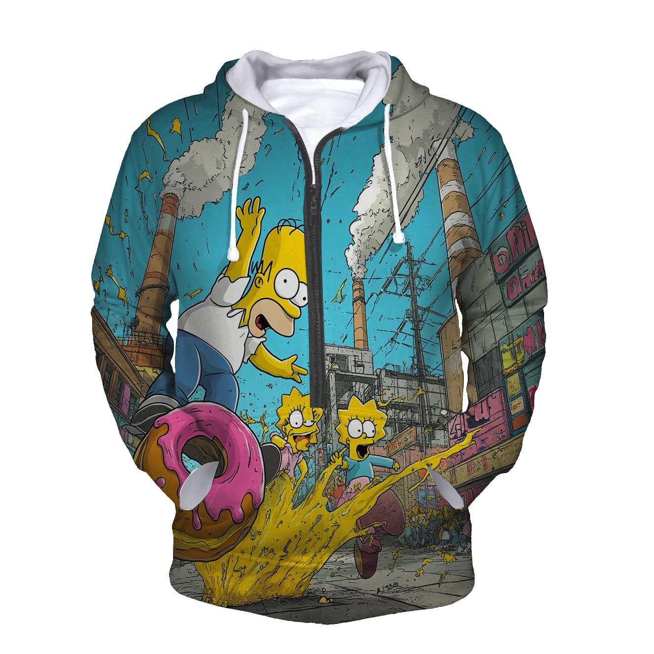 Springfield Sunset Shuffle embroidered hoodies