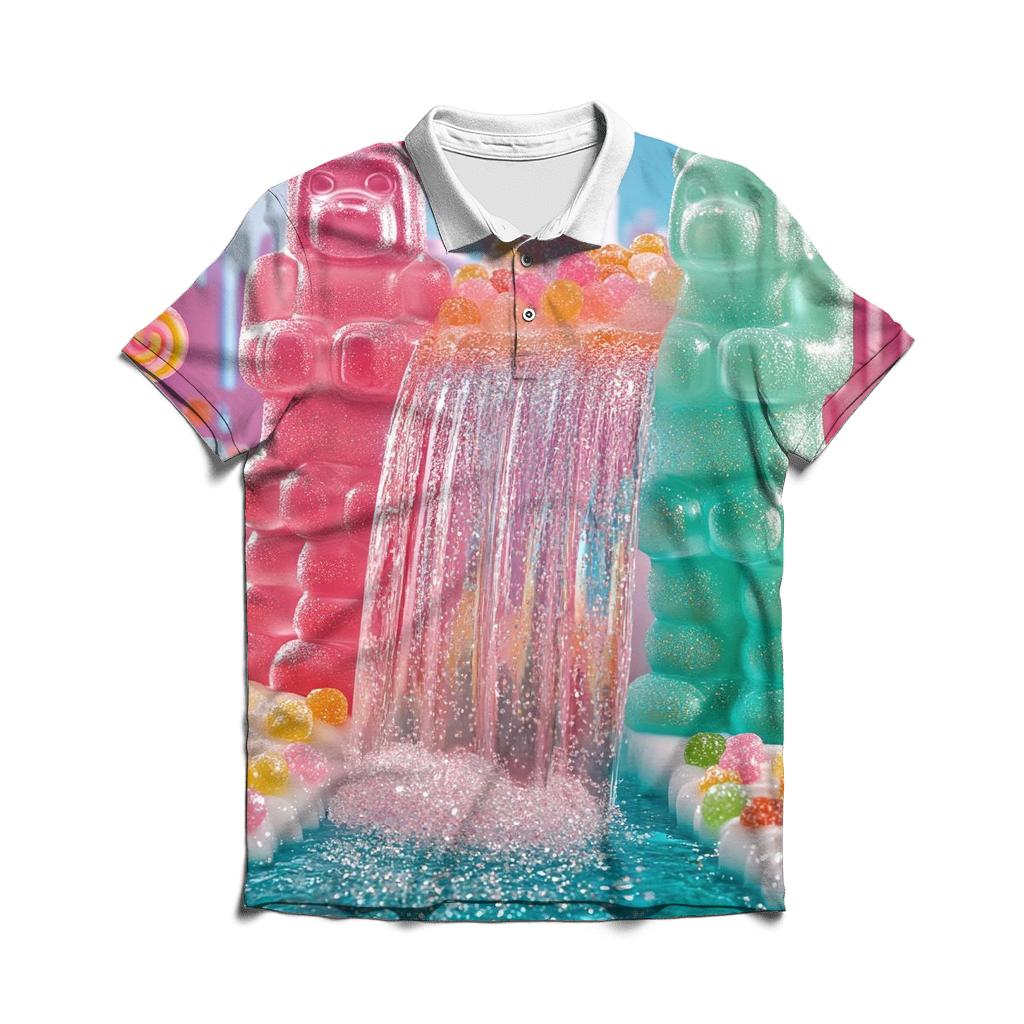 Galaxy Soda Pop Cascade stylish collar polo tees