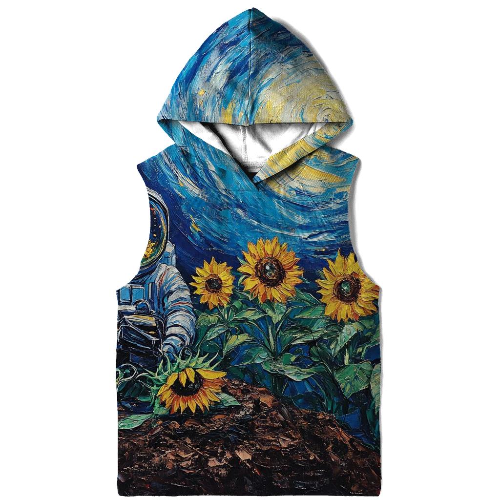 Van Gogh Inspired Astronaut Garden custom hoodies