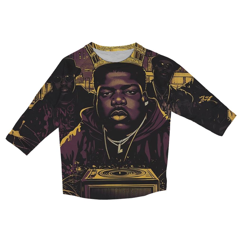 Crown Cipher Skyline stylish quarter sleeve tops
