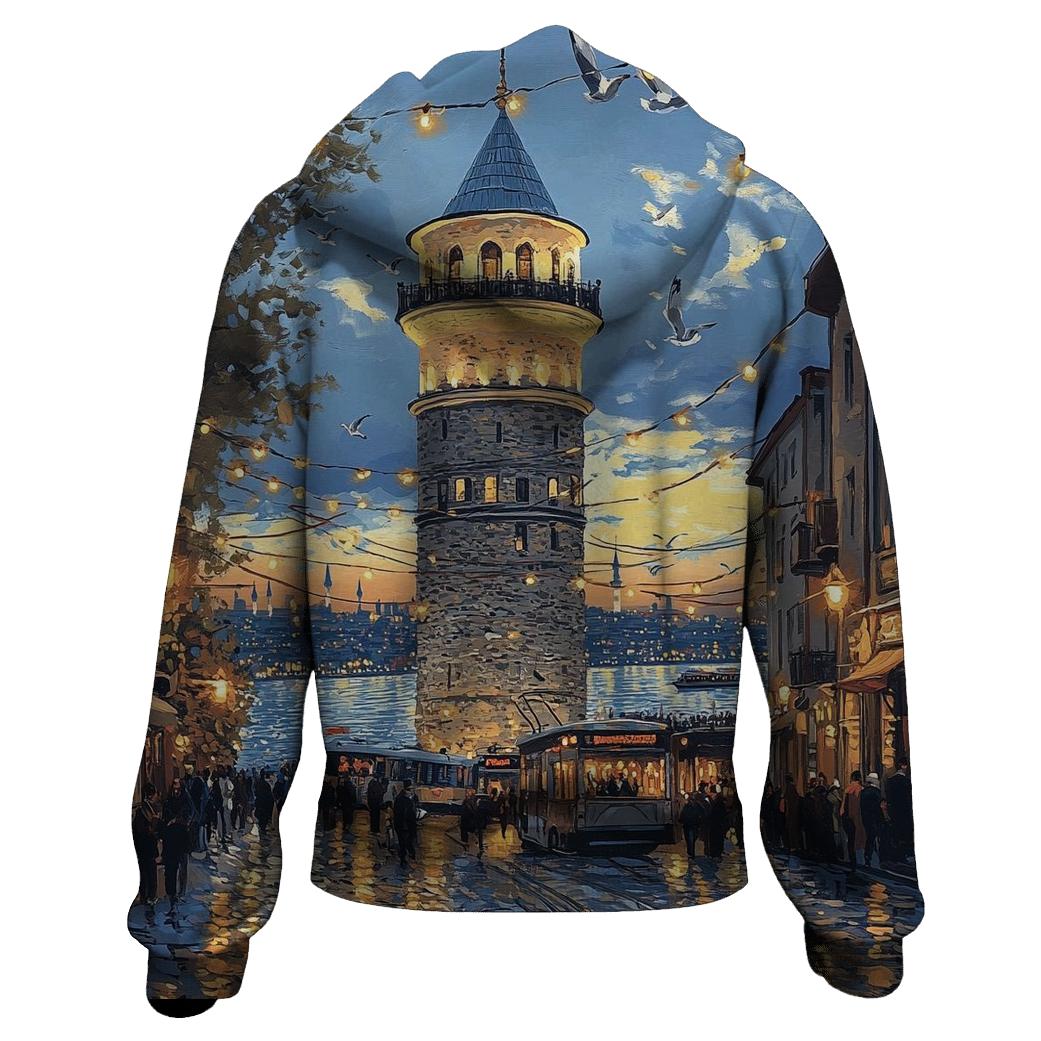Galata Tower - Istanbul graphic hoodies