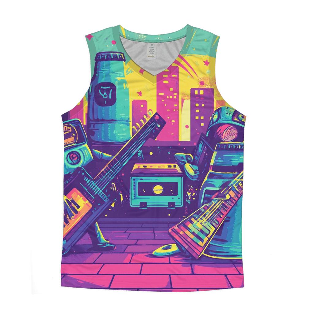 Punk Soda Synth Squad trendy fitted tank tops
