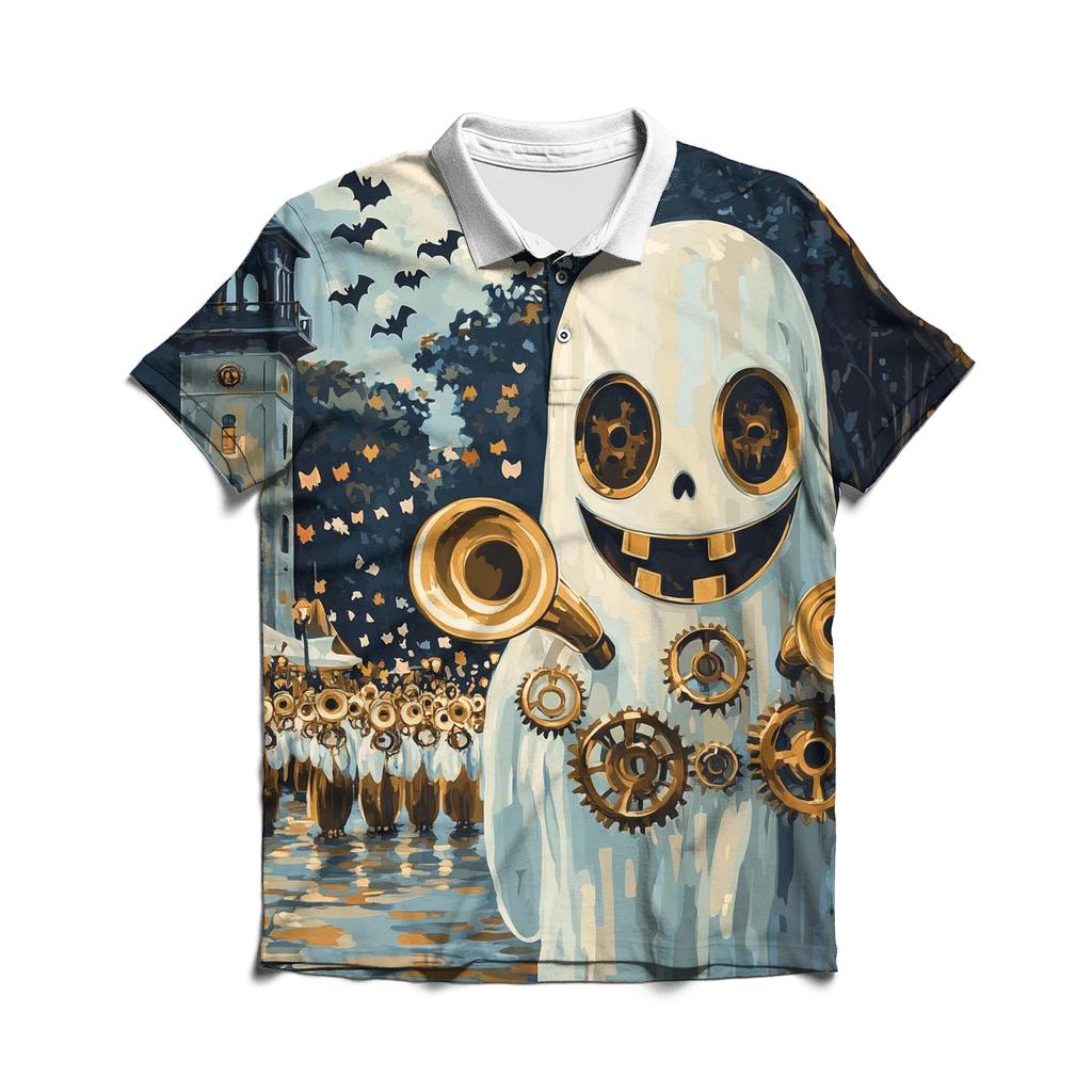 Clockwork Ghost Parade casual sports polo shirts