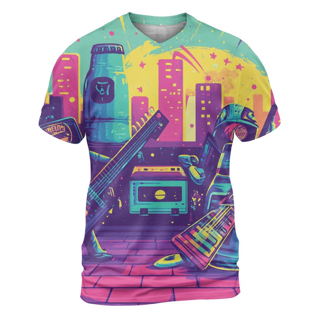 Punk Soda Synth Squad unique graphic print tees