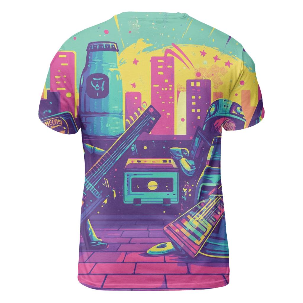 Punk Soda Synth Squad unique graphic print tees