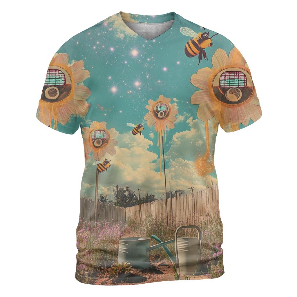 Garden Of Animated Odds statement graphic shirts