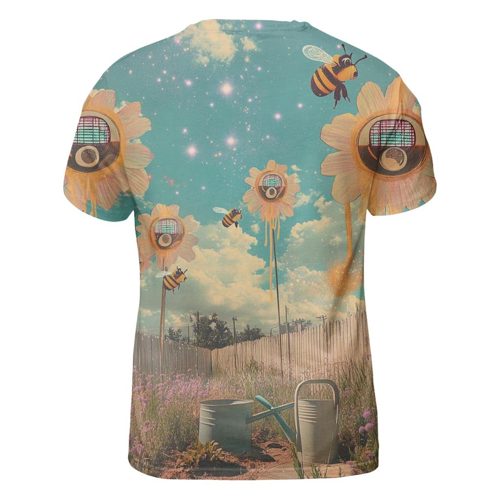 Garden Of Animated Odds statement graphic shirts