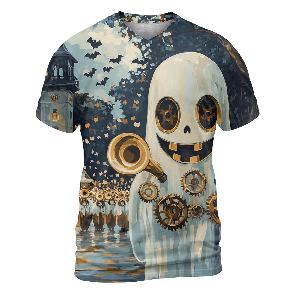 Clockwork Ghost Parade trendy printed shirt styles