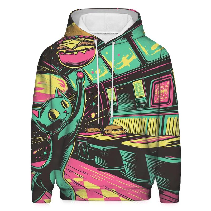Cosmic Diner Riot designer hoodies