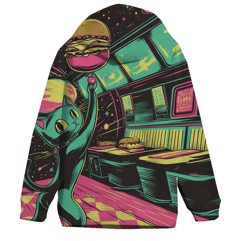 Cosmic Diner Riot designer hoodies
