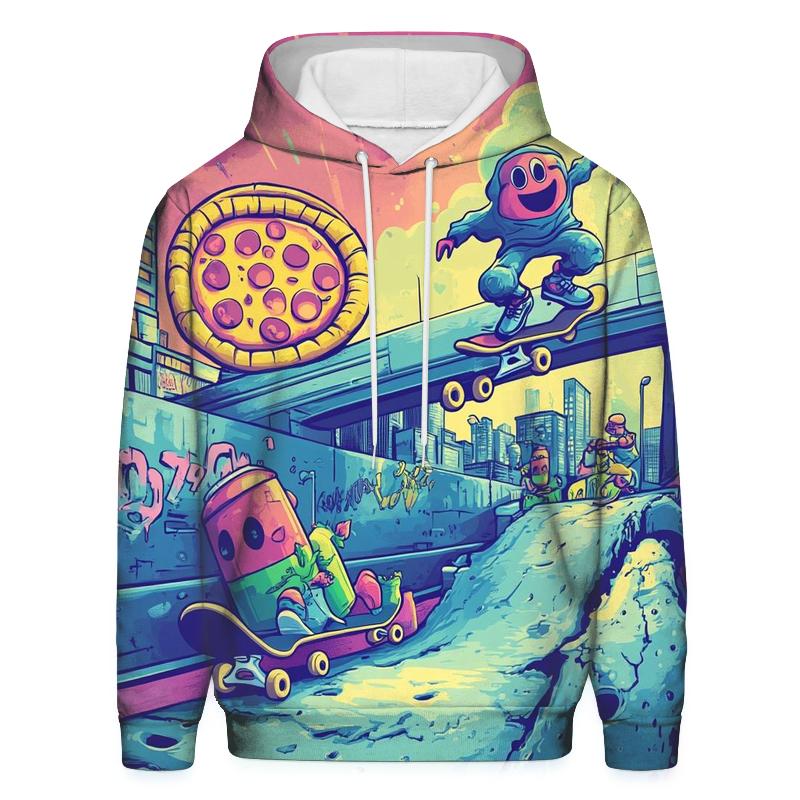 Skateboard Snack Squad pullover hoodies