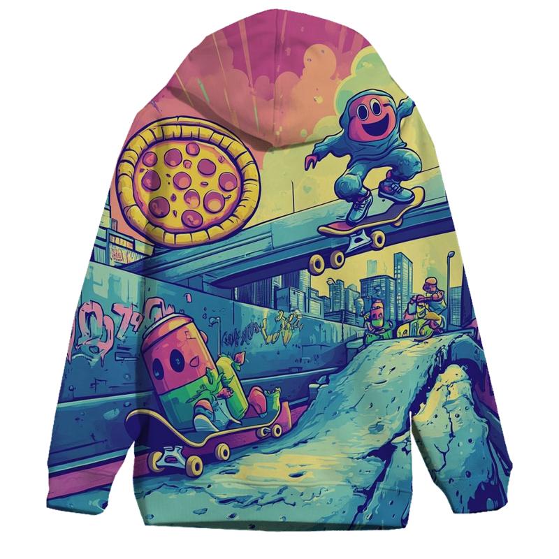 Skateboard Snack Squad pullover hoodies