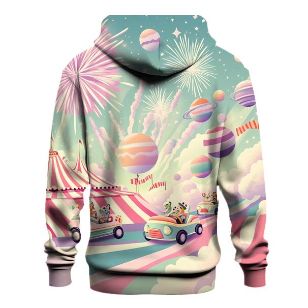 Cosmic Carnival Clowncars heavyweight hoodies