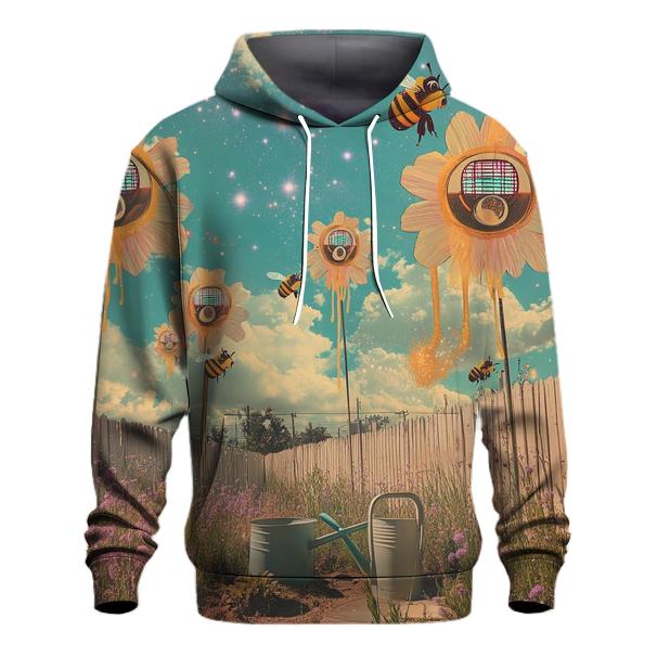 Garden Of Animated Odds zip-up hoodies