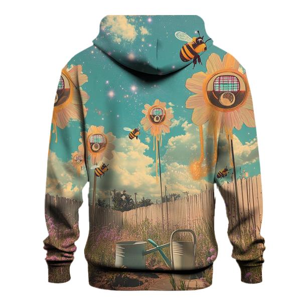 Garden Of Animated Odds zip-up hoodies