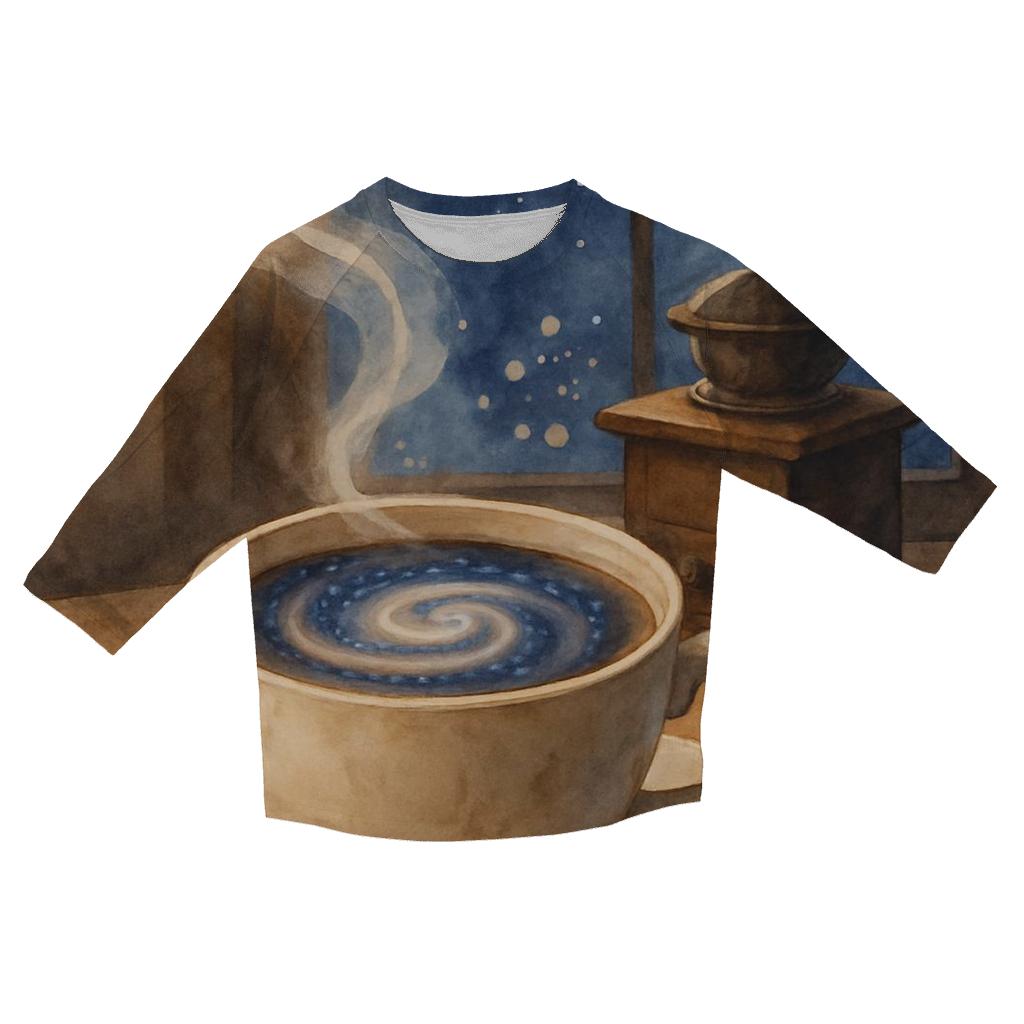 Nebula Brew Scene fashion 3/4 sleeve shirts